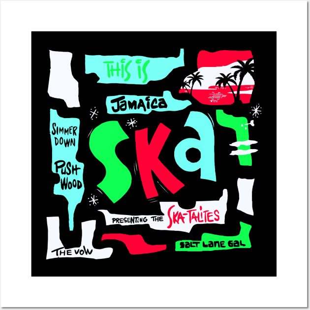 Jamaica Ska Wall Art by Beatrick